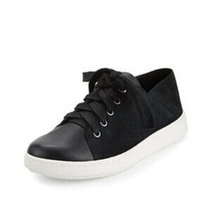 Eileen Fisher Clifton Black Suede Low Top Sneaker